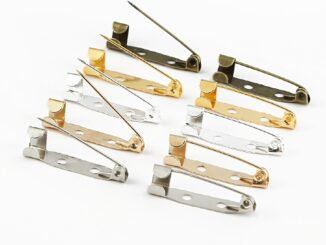 เข็มกลัด ฐานเปล่า สําหรับอุปกรณ์ทําเครื่องประดับ แบบ DIY 10 ชิ้น 15 20 25 30 35 มม.