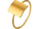 Vnox Personalized Statement Ring Rectangle Plate with Custom Names