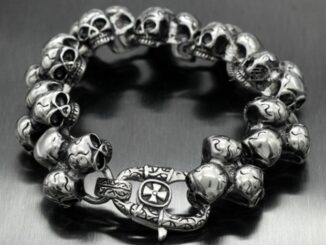 Skull Pattern Bangle for Men