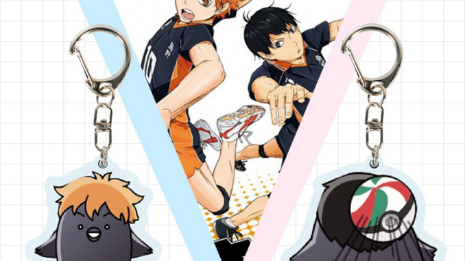 พวงกุญแจลายการ์ตูน Haikyuu พวงกุญแจลายการ์ตูน Haikyuu