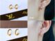 ต่างหูห่วงมาเลย์ 9mm 12mm   1คู่ CN Jewelry earings ตุ้มหู ต่างหูแฟชั่น ต่างหูผู้หญิง ต่างหูทอง