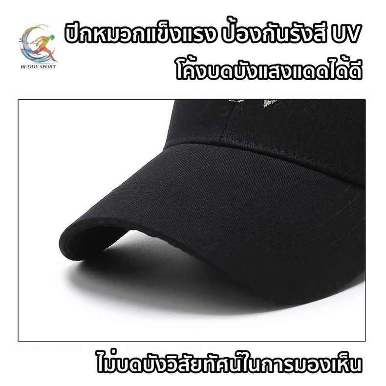 05C4 หมวกเบสบอล ปีกโค้ง M Y สีเรียบ classic