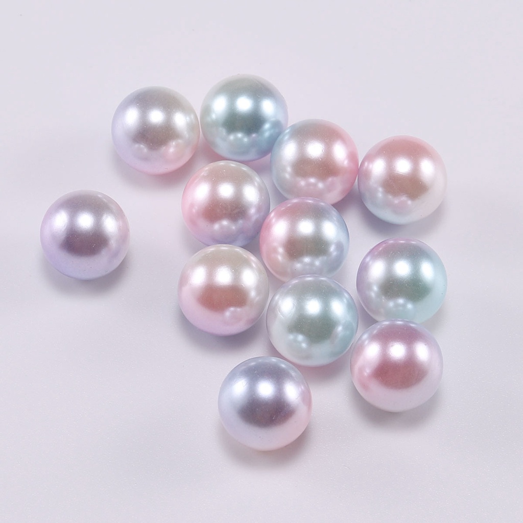 100-400pcs【ps264】ลูกปัดไข่มุก Abs ไม่มีรูพรุน สําหรับทําเครื่องประดับ DIY 100-400 ชิ้น ต่อล็อต