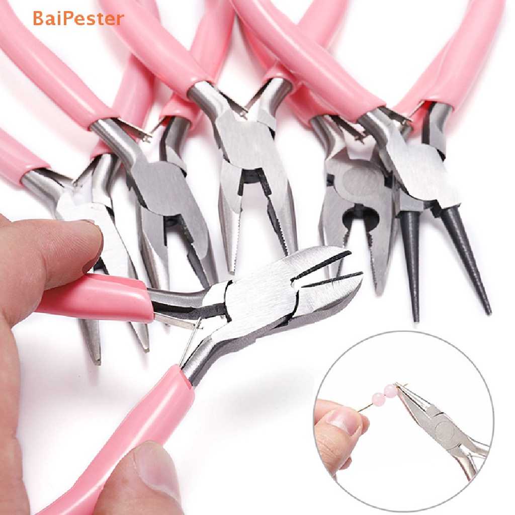[BaiPester] คีมตัดลูกปัด ทรงกลม ขนาดเล็ก สําหรับทําเครื่องประดับ