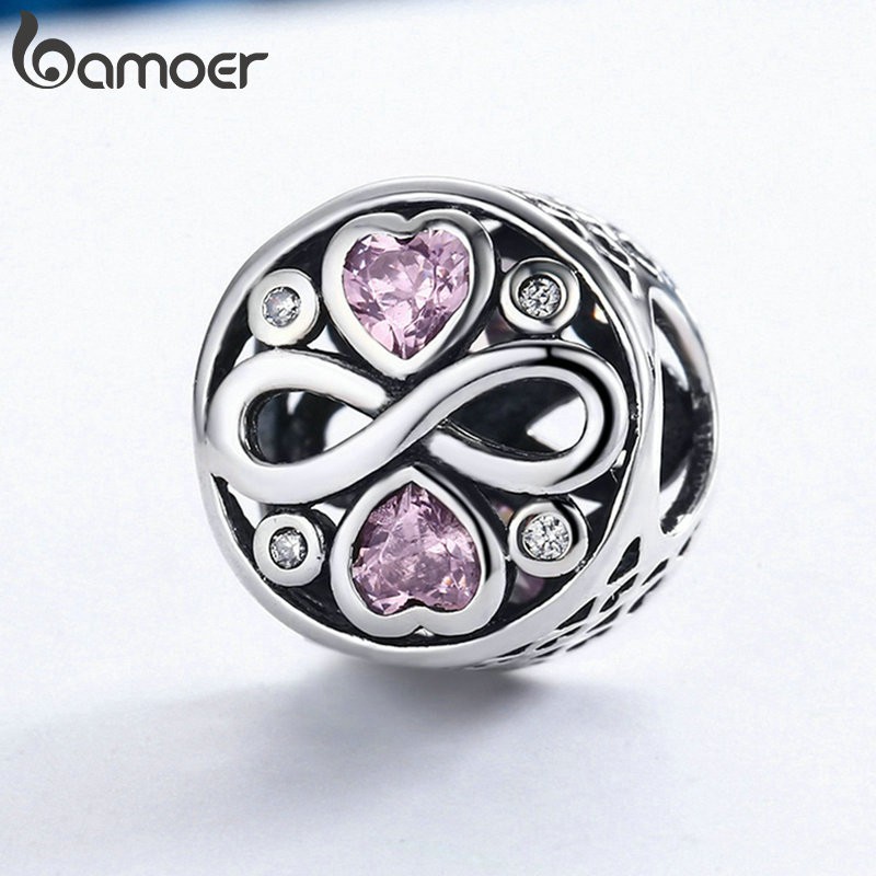 Bamoer สร้อยข้อมือ และสร้อยคอ เงินแท้ 100% 925 DIY SCC240