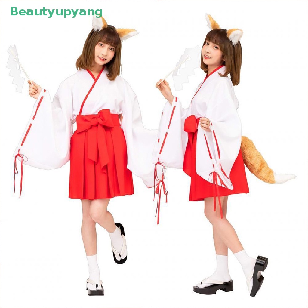 [Beautyupyang] หน้ากากคอสเพลย์ รูปหางสุนัขจิ้งจอก หมาป่า หูแมว สไตล์โลลิต้า