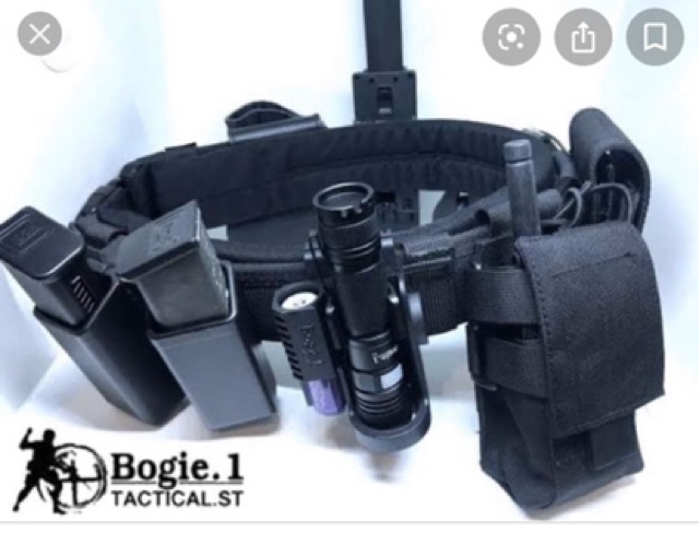 Bogie1 เข็มขัดสนาม แข็งแรง มีปุ่มล็อก