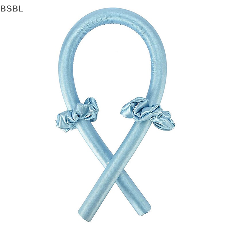 Bsbl โรลม้วนผม ริบบิ้นผ้าไหม ไร้ความร้อน BL