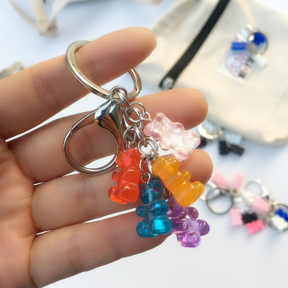 CHARMS จี้เรซิ่น รูปหมี สําหรับทําเครื่องประดับ