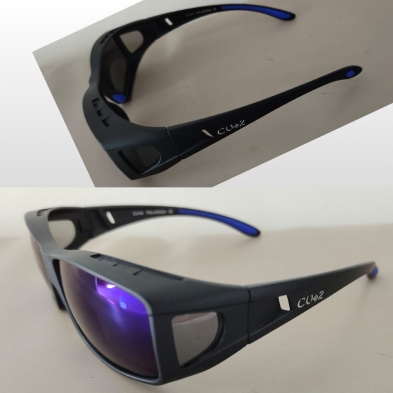 CU2 รุ่น 7168 แว่นตากันแดดครอบ Polarized lens