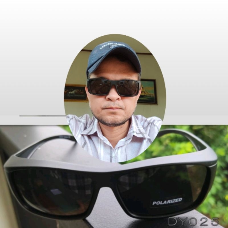 CU2รุ่น 025 แว่นตากันแดดครอบ เลนส์Polarized แว่นตาครอบ แว่นครอบ แว่นครอบกันแดด