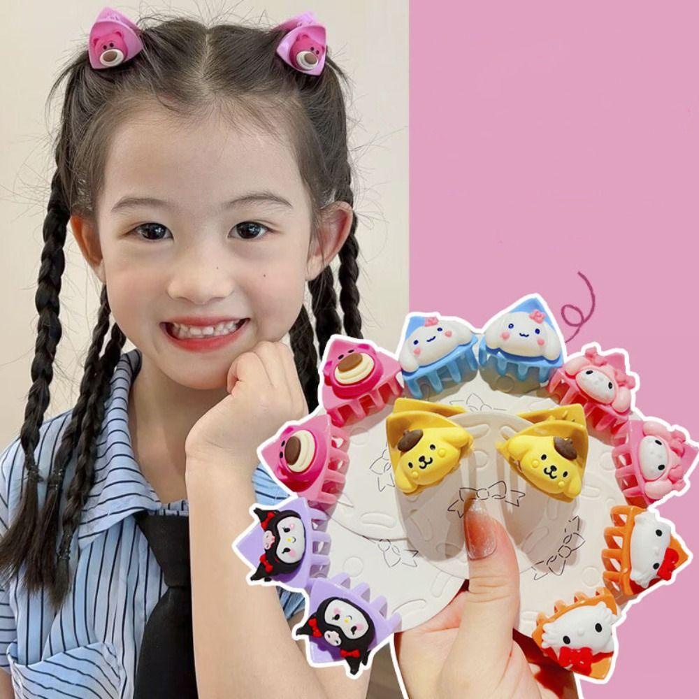 Daishen1 กิ๊บติดผม ทรงสามเหลี่ยม ลายการ์ตูน My Melody BB Kawaii Cinnamorol สีแคนดี้ สําหรับเด็กผู้หญิง