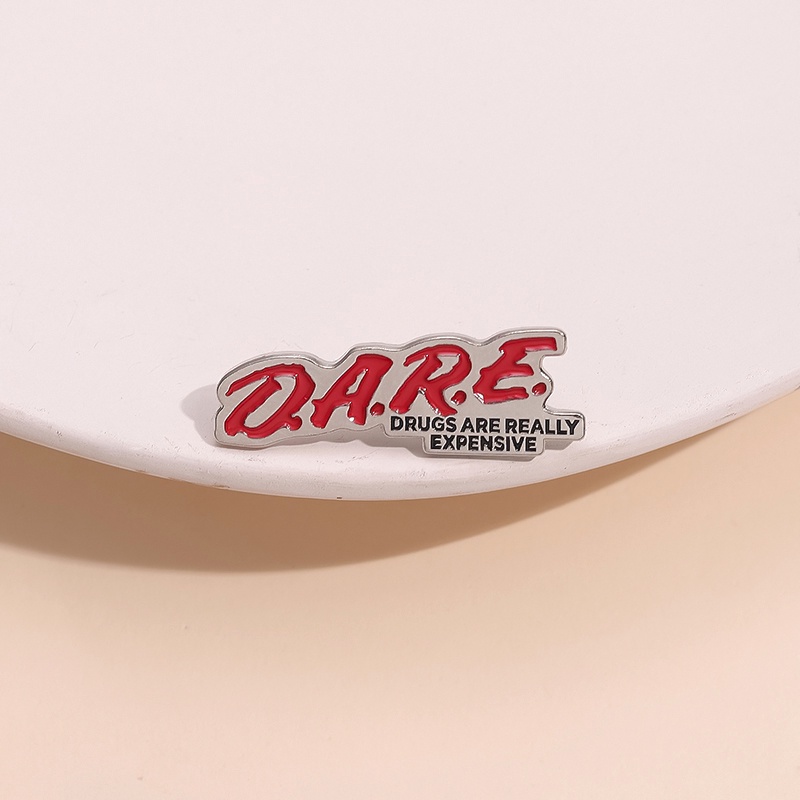 Dare เข็มกลัด รูปยาเสพติดตลก ราคาถูก สําหรับเป็นของขวัญ