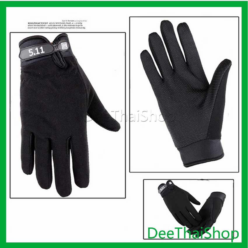 Dee Thai A687 ถุงมือมอเตอร์ไซค์ รุ่น 5.11 ไบค์เกอร์ ถุงมือขี่กลางแจ้ง Non-slip gloves