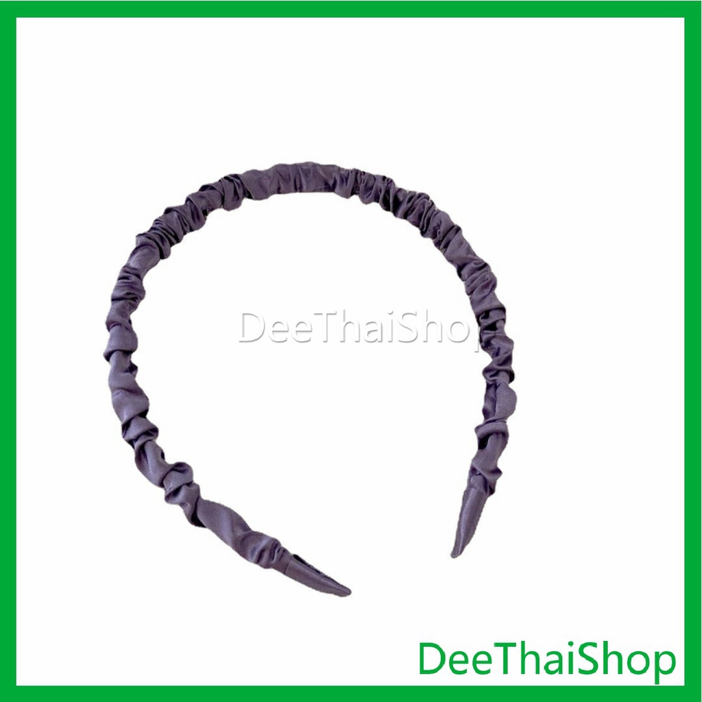DeeThai ที่คาดผม ผ้าซาติน แฟชั่นสําหรับผู้หญิง สไตล์เกาหลี เครื่องประดับผม Hair ornament