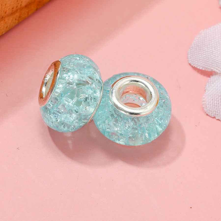 Dinglly ลูกปัด ทรงกลม 10 สี อุปกรณ์เสริม สําหรับฟาง Diy 2 ชิ้น ต่อล็อต