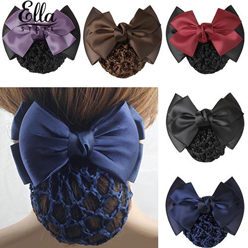 Ellastore กิ๊บติดผม โบว์ ปิ่นปักผม โบ ซาลาเปา เครื่องประดับผม สําหรับผู้หญิง