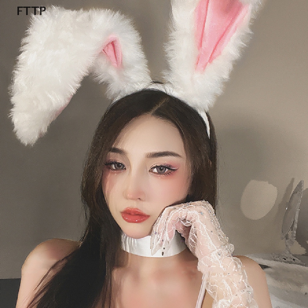 [FTTP] ที่คาดผมหูกระต่ายยาว น่ารัก เครื่องประดับผมคอสเพลย์ สําหรับเด็กผู้หญิง