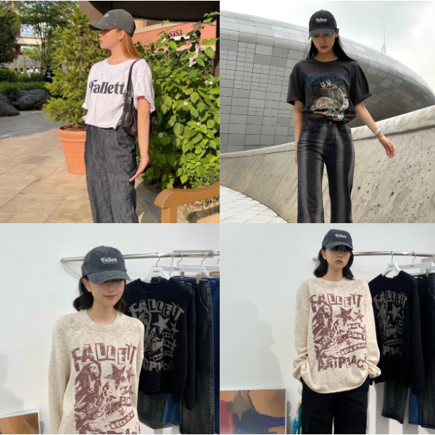 [ Fallett ] หมวกแก๊ป FALLETT Damage Ball Cap ของแท้ 100% 4 สี