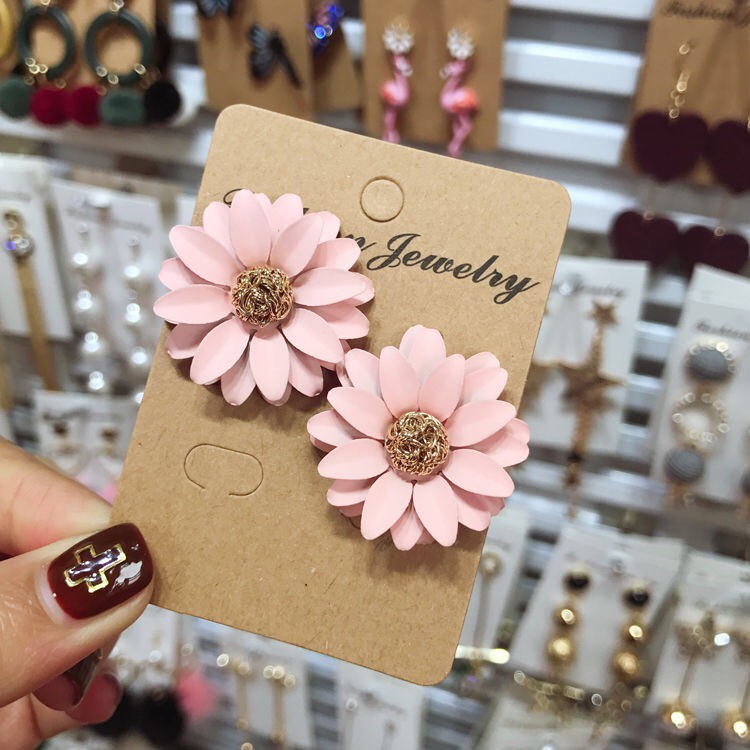 Fashion Big Daisy Earrings Women