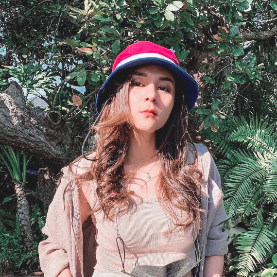 G113 Red หมวกเดินป่า ทรงบักเก็ต งานสวย เบา ใส่สบาย