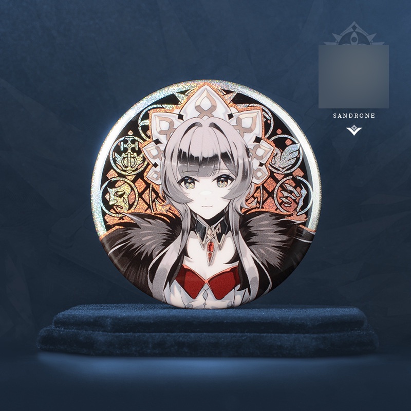 Genshin เข็มกลัด ลาย Fatui Knave childe Damselette badge
