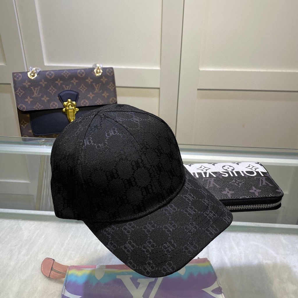 Gucci หมวกเบสบอล กันแดด พิมพ์ลายตัวอักษร B คุณภาพสูง แฟชั่นสําหรับผู้ชาย และผู้หญิง