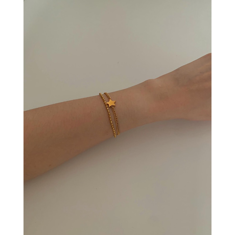 HER OBJECTIVE_HER DOUBLE CHAIN BRACELET COLLECTION
