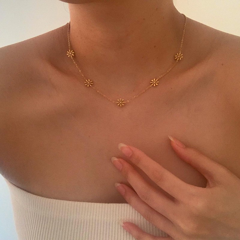 HER OBJECTIVE_HER MILLI DAISIES PENDANT NECKLACE