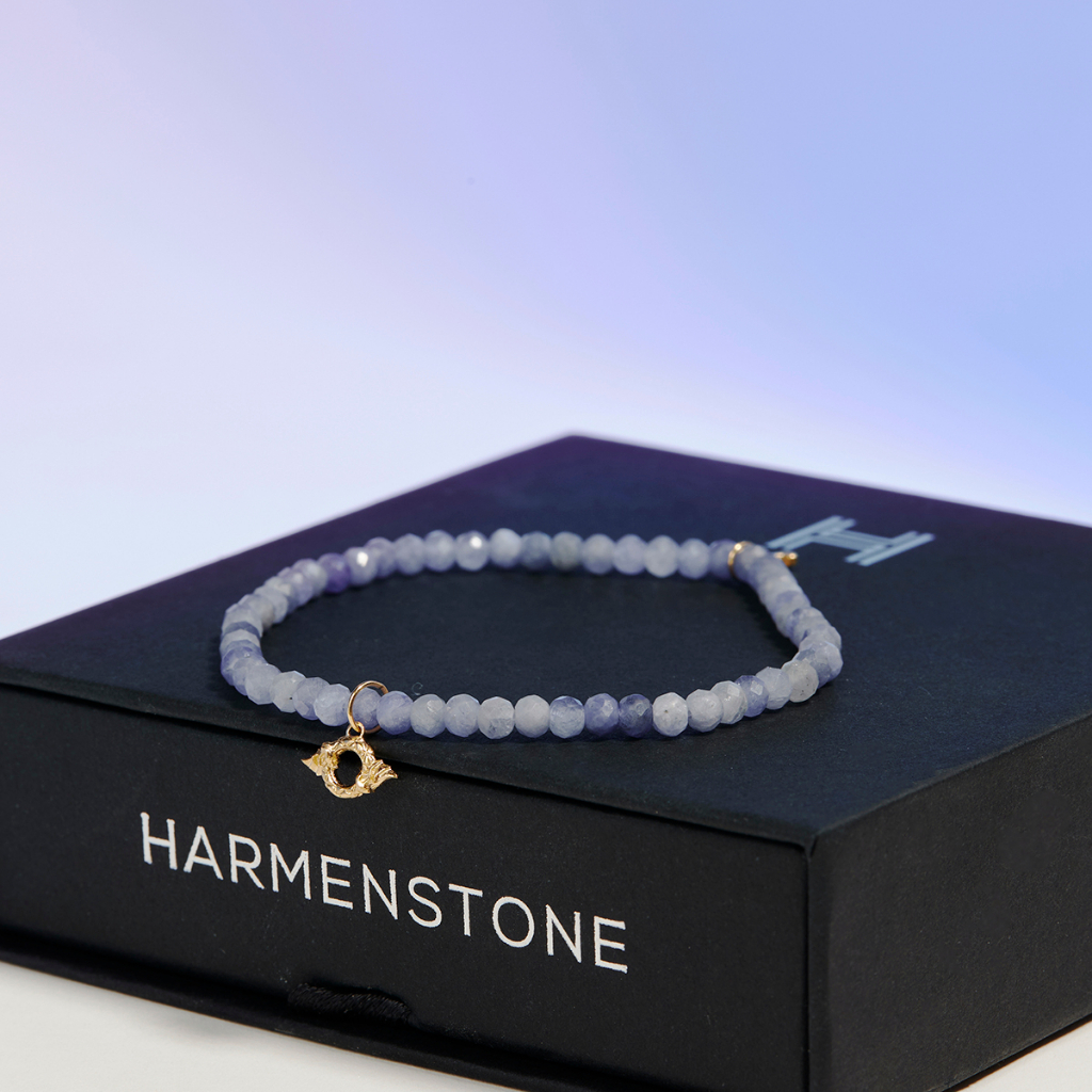 Harmenstone สร้อยข้อมือมงคลชาร์มบ่วงนาคบาศ อัญมณี Tanzanite -The Unison - Samsara[พร้อมส่ง 5-7 วัน]