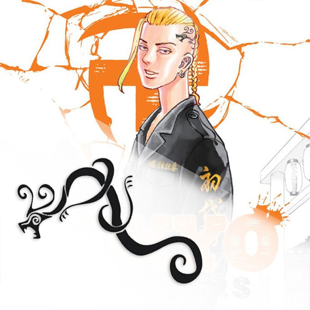 Harriett สติ๊กเกอร์รอยสักชั่วคราวลายการ์ตูน Tokyo Revengers Anime สําหรับตกแต่งปาร์ตี้ฮาโลวีน