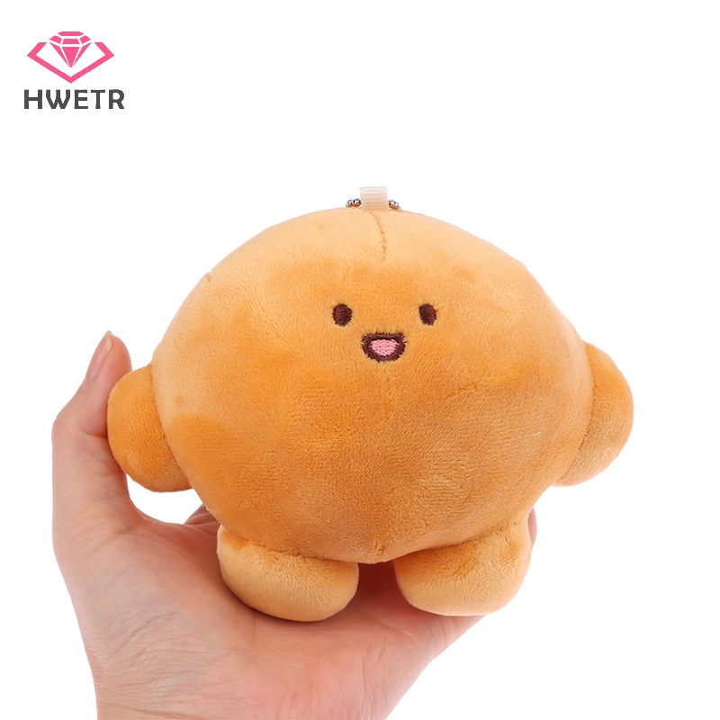 Hwetr พวงกุญแจ จี้ตุ๊กตาการ์ตูนปลาหมึก ผ้ากํามะหยี่ขนนิ่ม ขนาด 10 ซม.