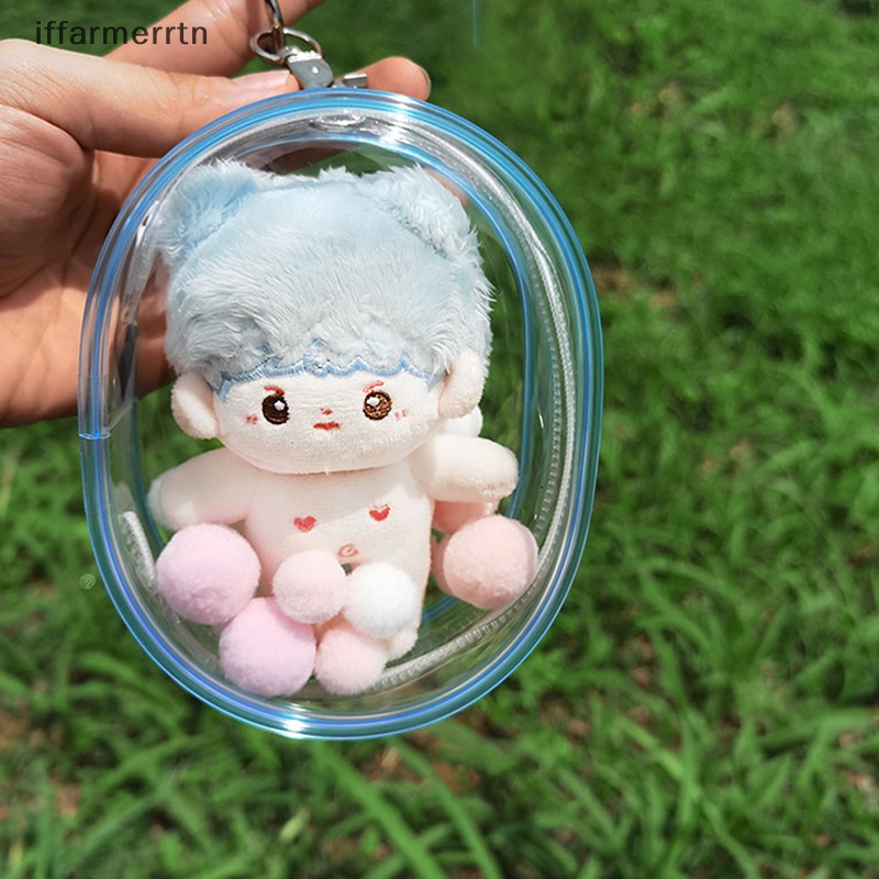 If กระเป๋าตุ๊กตา PVC ใส 10 ซม. สําหรับตุ๊กตาการ์ตูนอนิเมะ hye
