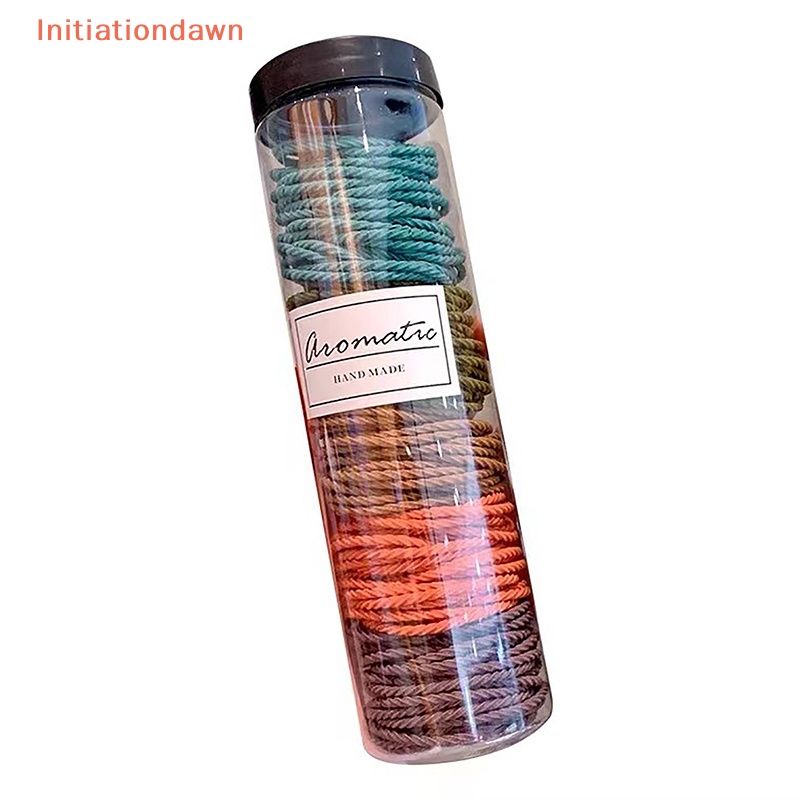 [Initiationdawn] ยางรัดผม แบบยืดหยุ่น สีพื้น สําหรับเด็กผู้หญิง 100 ชิ้น ต่อล็อต