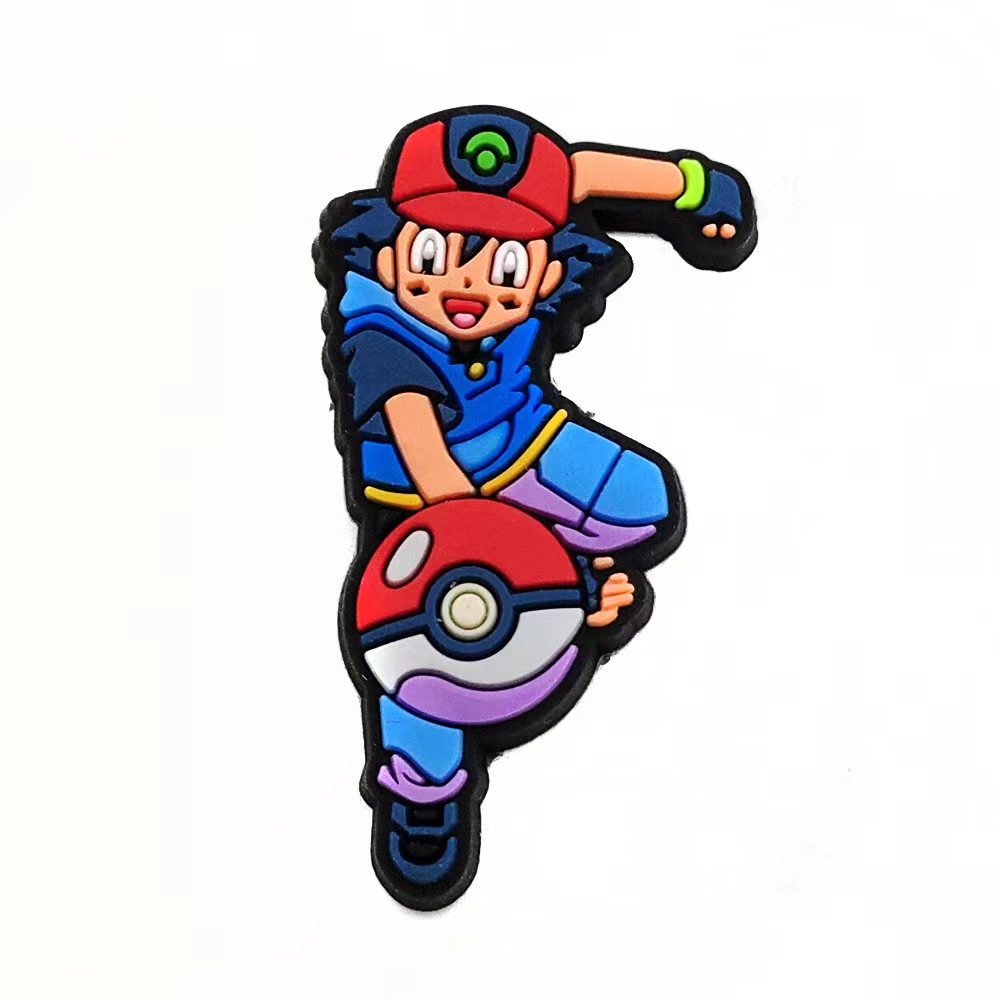 Jibz เข็มกลัด ลายการ์ตูนโปเกม่อนน่ารัก DIY สําหรับตกแต่งรองเท้าแตะ