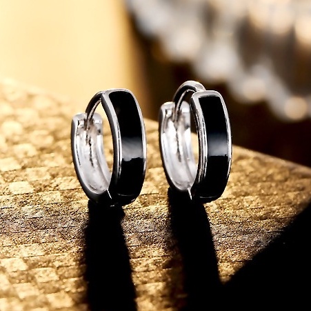 [Lucky Pixiu Earrings] ต่างหูเข็มเงิน 925 รูปไม้กางเขน ไม่ซีดจาง สไตล์เกาหลี ญี่ปุ่น แฟชั่น สําหรับผู้ชาย
