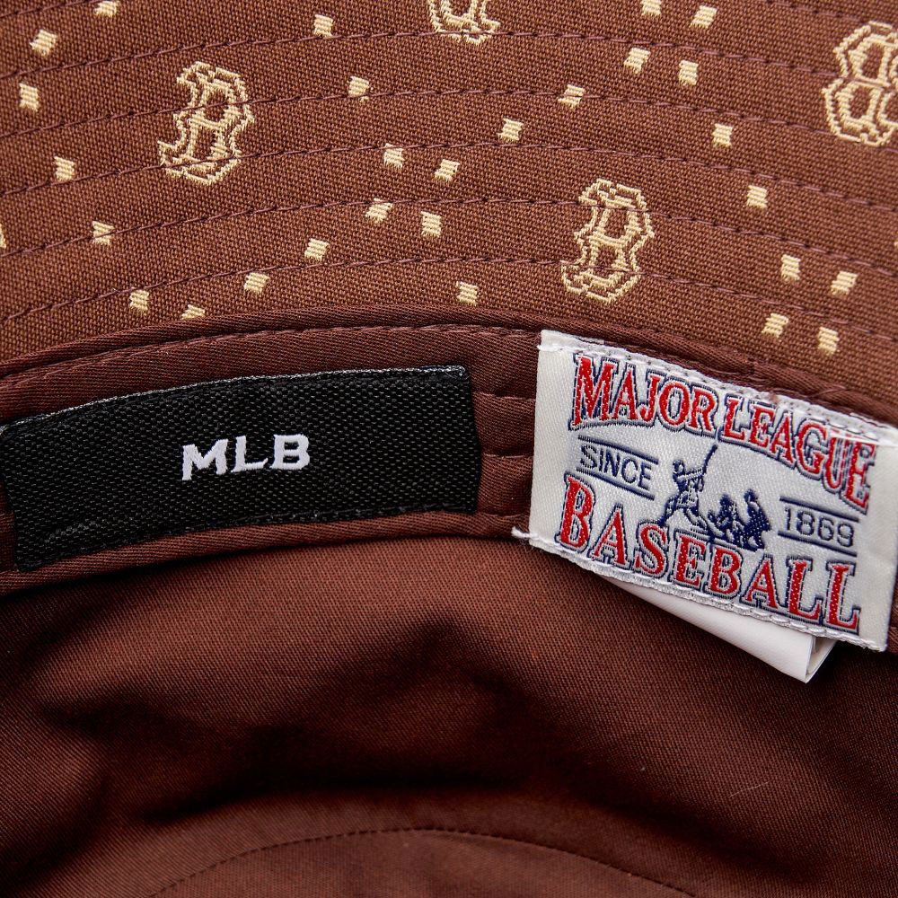 MLB หมวกบักเก็ต Unisex รุ่น 3AHTM103N 43BRD - สีน้ำตาลเข้ม