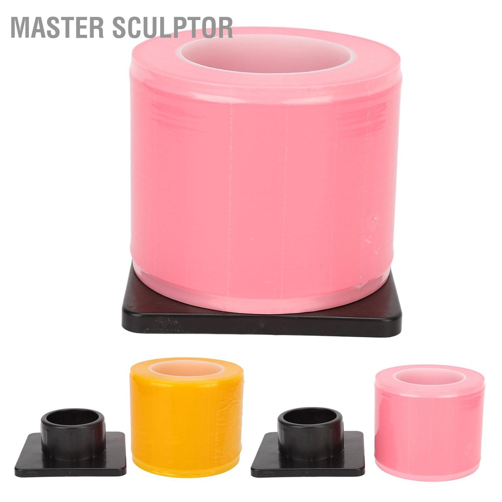 Master Sculptor 1 ม้วน 1200 ชิ้น ฟิล์มกั้นอัตโนมัติ แบบใช้แล้วทิ้ง ดูดซับน้ํา เทปป้องกัน Pe พร้อมฐาน