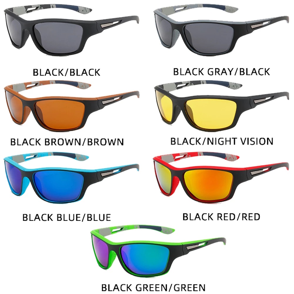 Newboler แว่นตากันแดด เลนส์โพลาไรซ์ UV400 สําหรับผู้ชาย เหมาะกับการขี่จักรยาน ตกปลา