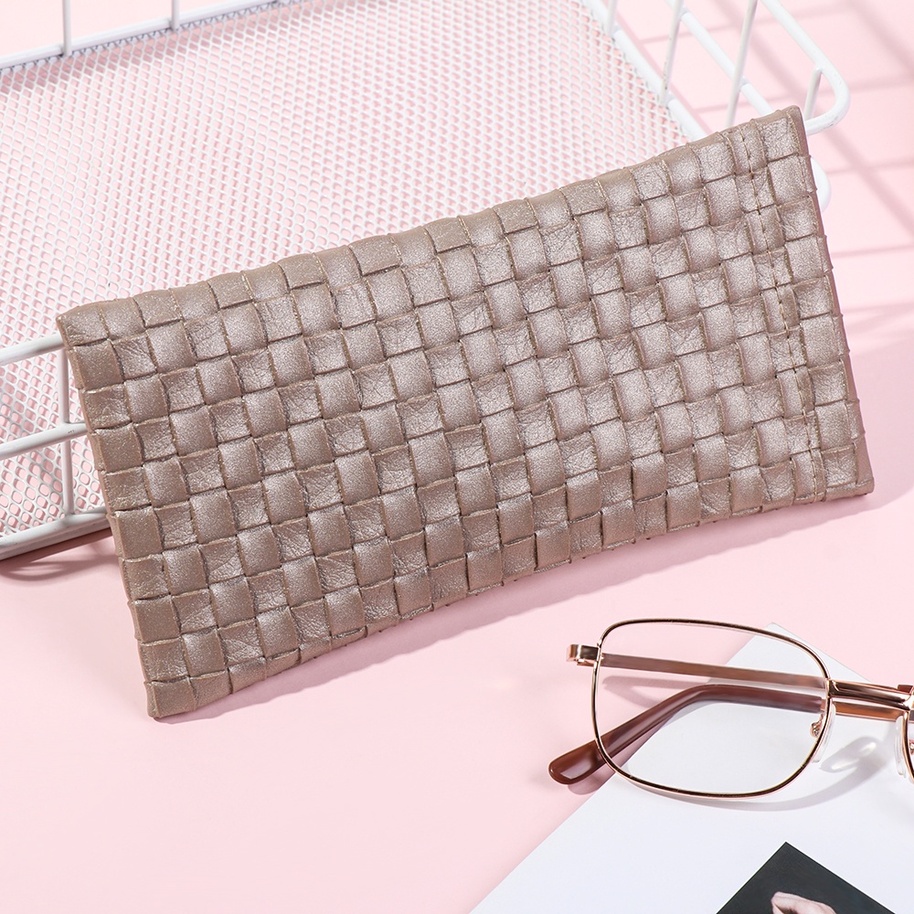 Nextshop กระเป๋าหนัง Pu สําหรับใส่แว่นตาอ่านหนังสือแว่นสายตาแบบพกพา Unisex