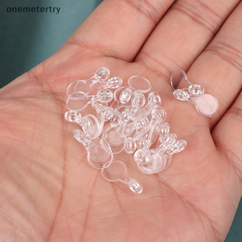 Onem ตะขออะคริลิคใส 16*8 มม. สําหรับทําเครื่องประดับ 200 ชิ้น
