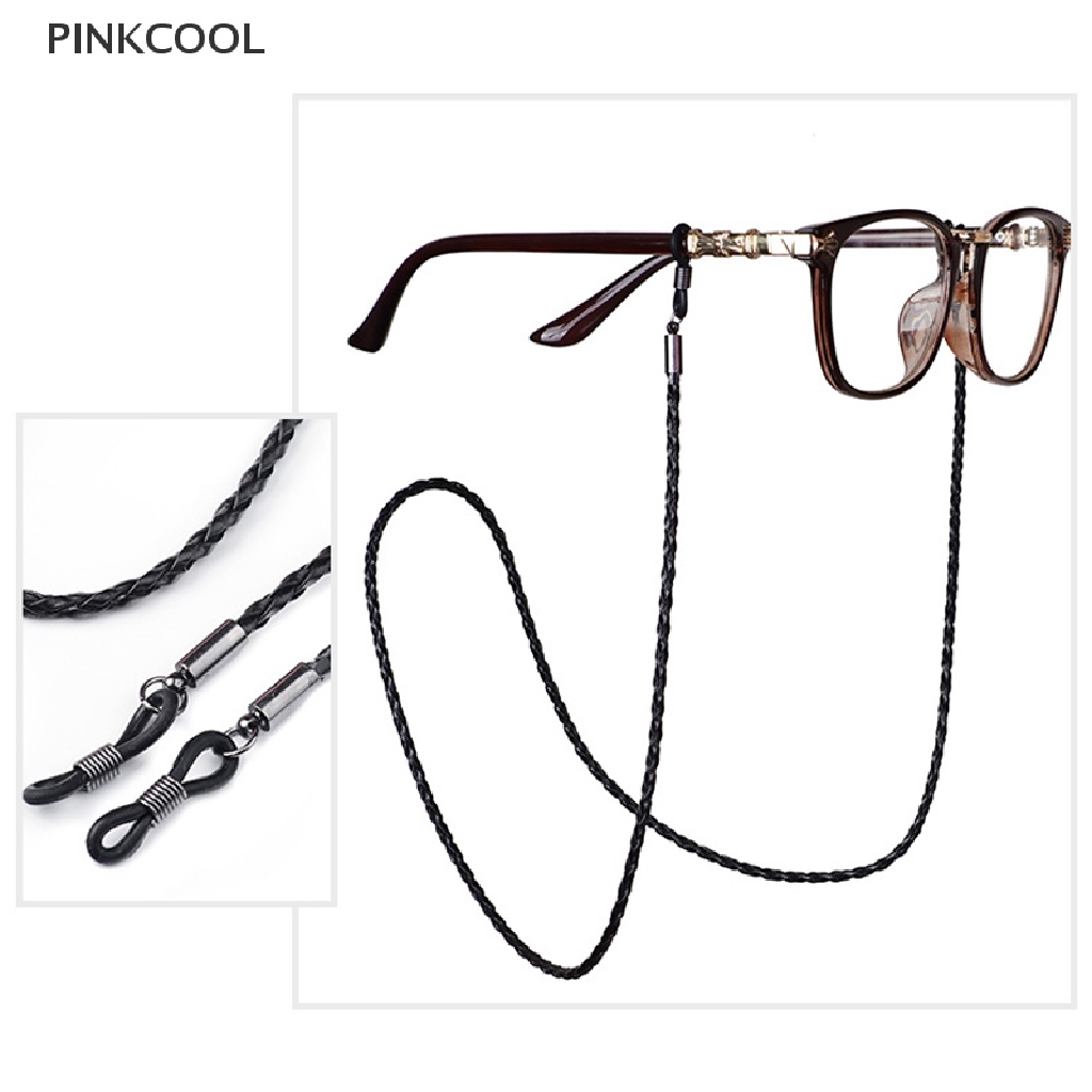 Pinkcool สายคล้องแว่นตากันแดด หนังถัก แบบหนา