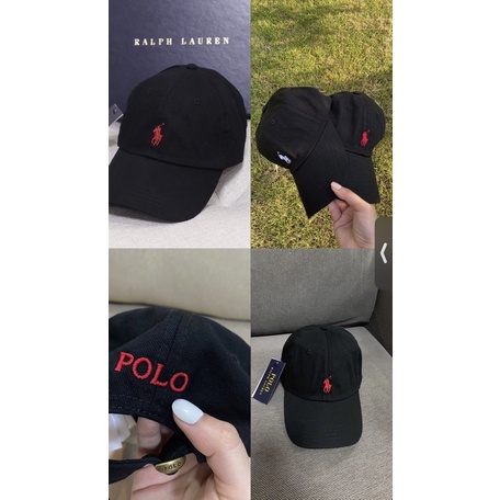 Polo Ralph Lauren Cap (ดำม้าแดง)
