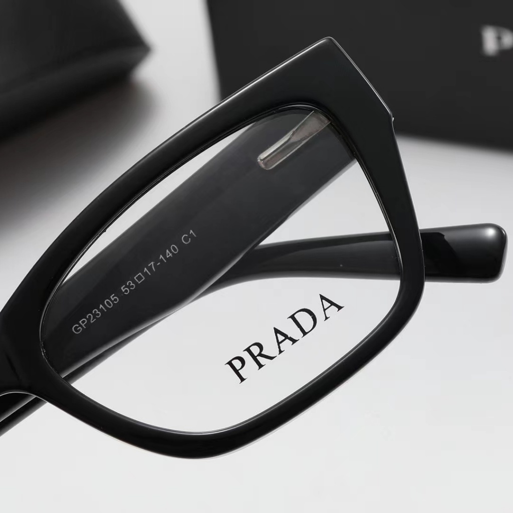 Prada ใหม่ แว่นตากันแดดแฟชั่น หรูหรา คุณภาพสูง ป้องกันรังสียูวี UV400