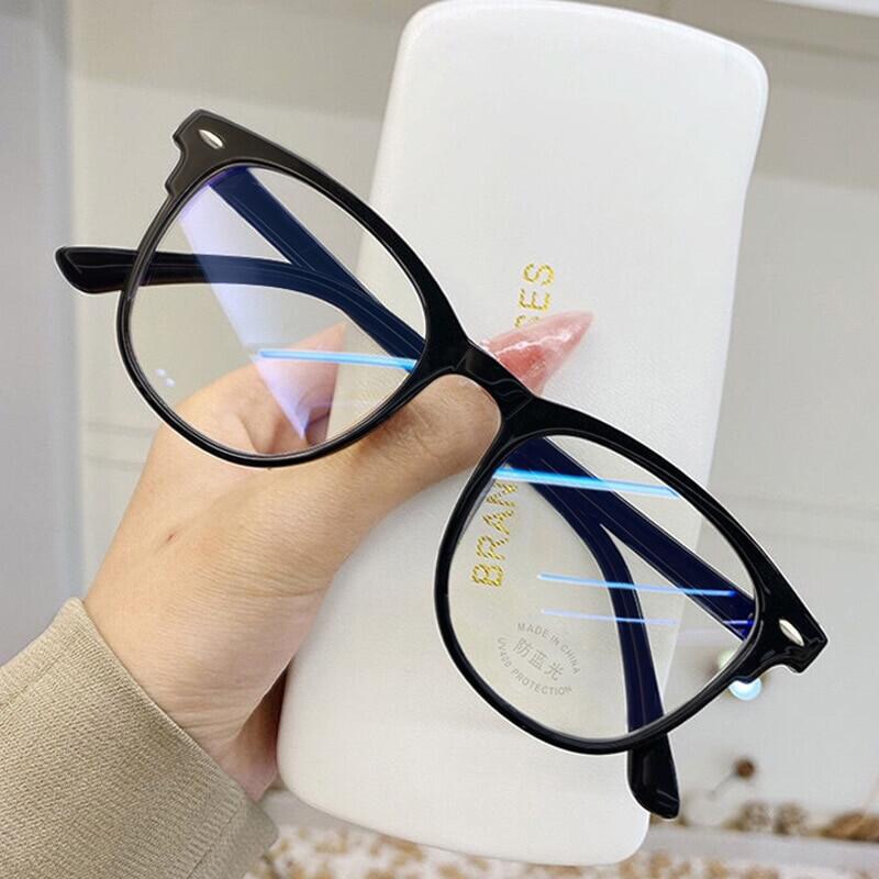 Ptq แว่นสายตาสั้น ผู้หญิง สายตาสั้น กรอบพลาสติกใส แว่นตา 0 ถึง -600 Unisex