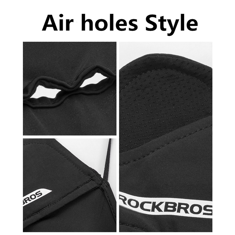 ROCKBROS หน้ากาก ผ้าเรยอน ป้องกันรังสียูวี 50 ปรับได้ ระบายอากาศ ซักล้างได้