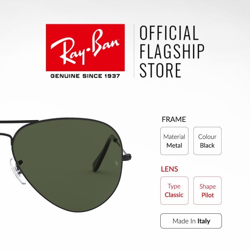 Ray-Ban Aviator Large Metal II - RB3026 L2821 size 62 -sunglasses