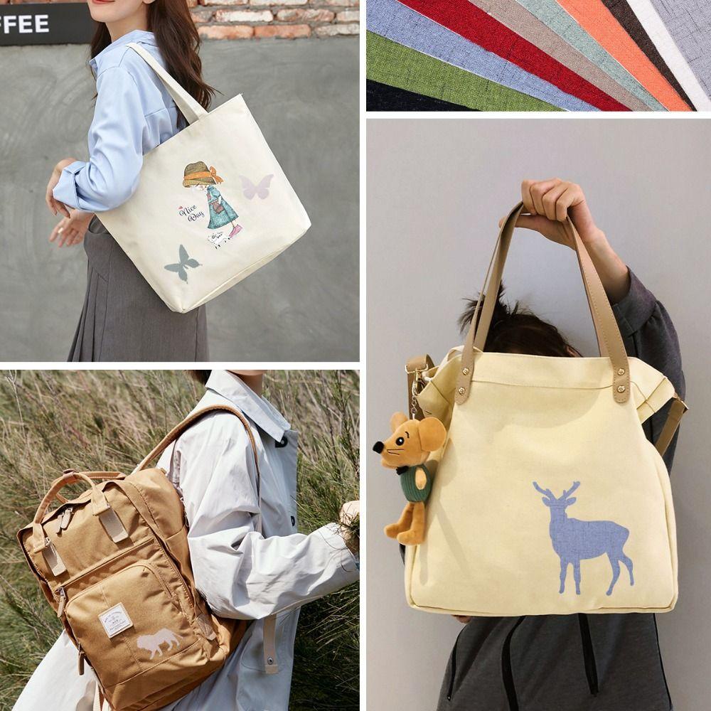 Rosegoods1 แผ่นสติกเกอร์ผ้าลินิน มีกาวในตัว หลากสี สําหรับซ่อมแซมเสื้อแจ็กเก็ต 2 ชิ้น