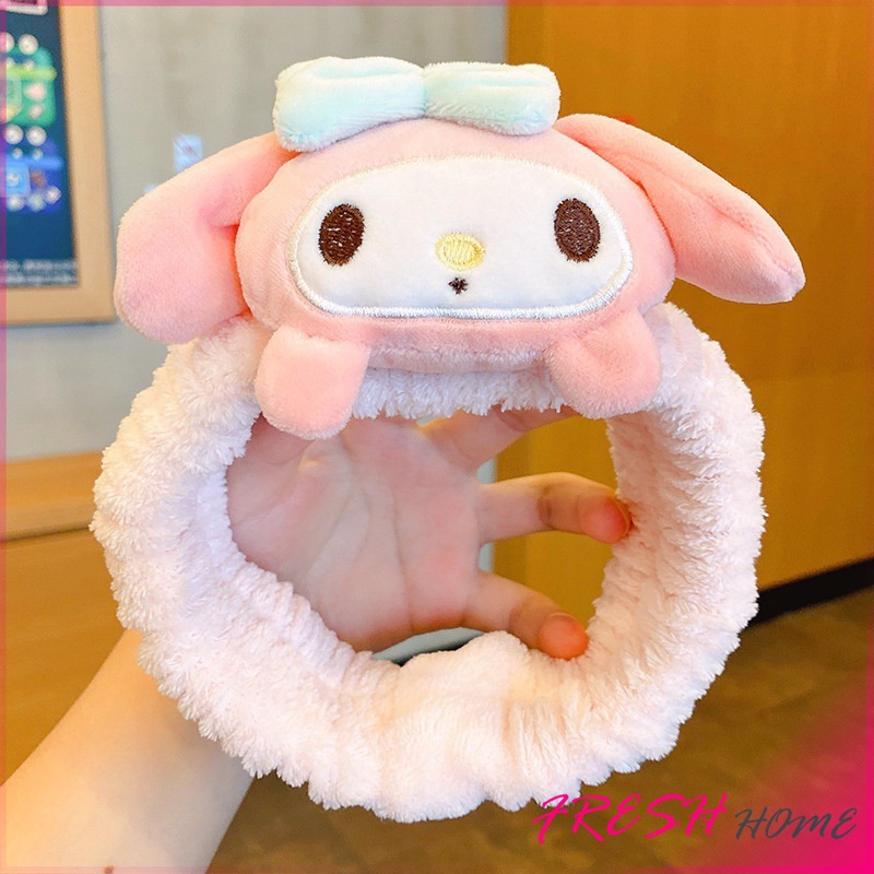 SANRIO ที่คาดผมตุ๊กตา คาดแต่งหน้า คาดเก็บผมเวลาล้างหน้า พร้อมส่ง Hair Band