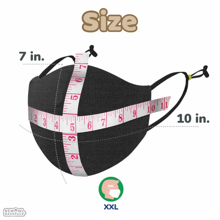 SMP หน้ากากยอดขายอันดับ 1 ในอเมริกา แพ็ค 5 ชิ้น ไซซ์ใหญ่พิเศษ XXL ใส่สบาย ลดล้างสต็อค